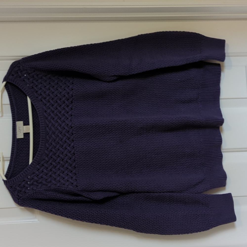Large, Loft Purple Sweater